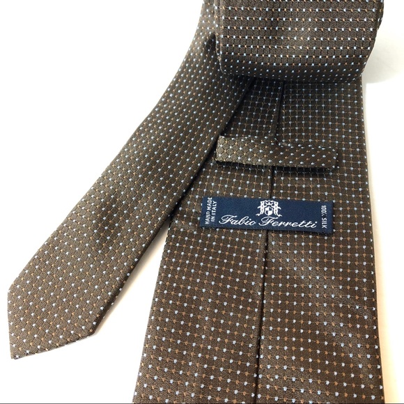 Handmade Fabio Ferretti 100% Silk Tie - Italy - Picture 2 of 2